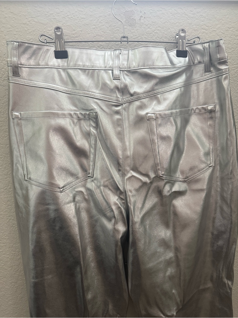 Wild Fable Metallic Silver Straight Leg Pants NWT Multiple Sizes - Picture 10 of 12